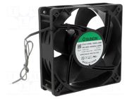 Fan: EC; axial; 230VAC; 120x120x38mm; 132m3/h; 40.2dBA; ball; IP55 SUNON