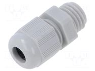 Cable gland; M12; 1.5; IP68; polyamide 6; light grey; HELUTOP® HT HELUKABEL