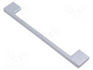 Holder; ZnAL; natural; H: 27.5mm; L: 193mm; W: 8.5mm; handle GTV Poland