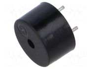 Sound transducer: electromagnetic signaller; THT; 2.7kHz; 60mA Cre-sound Electronics