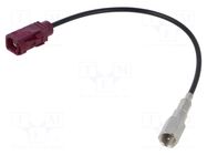 Connector: antenna adapter; 200mm; Fakra female,FME male MTA