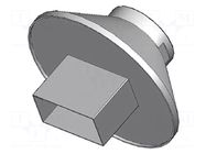 Nozzle: hot air; for hot air station; 18.2x8.5mm METCAL