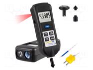 Tachometer; LCD; 5 digits; 207x67x39mm; Features: memory built-in PCE INSTRUMENTS