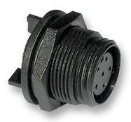 CIRCULAR CONNECTOR, RCPT, 8POS, CRIMP