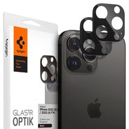 Spigen Optik. TR Camera Protector Camera tempered glass (2 pcs) iPhone 14 Pro / 14 Pro Max black, Spigen