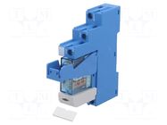 Relay: interface; Ucoil: 24VDC; 10A/250VAC; 10A/30VDC; 500VA; IP20 FINDER