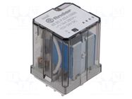 Relay: electromagnetic power; DPDT; Ucoil: 24VDC; Icoil: 125mA FINDER