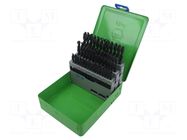 Drill set; for metal; high speed steel; 6÷10mm; Kit: drill bits RECA