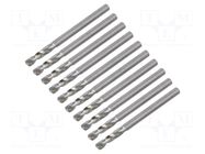 Drill bit; for metal; Ø: 3mm; L: 46mm; Working part len: 16mm; short RECA