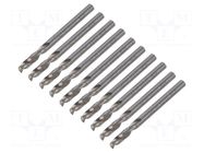 Drill bit; for metal; Ø: 4mm; L: 55mm; Working part len: 22mm; short RECA