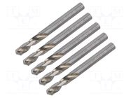 Drill bit; for metal; Ø: 6mm; L: 66mm; Working part len: 28mm; short RECA