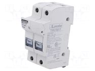 Fuse base; 10x38mm; for DIN rail mounting; 32A; 690VAC; Poles: 2 LOVATO ELECTRIC