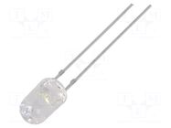 LED; white; 5mm; 25000÷30000mcd; 15°; Front: convex; 2.9÷3.4VDC OPTOSUPPLY