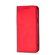 Magnet Card Case for Samsung Galaxy S23 Ultra flip cover wallet stand red, Hurtel
