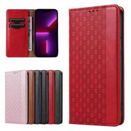 Magnet Strap Case for Samsung Galaxy S23 Flip Wallet Mini Lanyard Stand Red, Hurtel