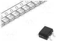 Bridge rectifier: single-phase; 600V; If: 800mA; Ifsm: 35A; MBS; SMT AKYGA SEMI