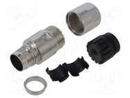 Enclosure for connectors: M17; M17; for cable; straight HARTING