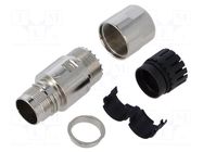 Enclosure for connectors: M17; M17; for cable; straight HARTING