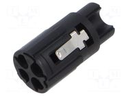 Connector: M17; male; contact insert; M17; PIN: 4; crimped HARTING