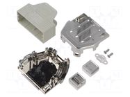 Enclosure for connectors: D-Sub; D-Sub 15pin,D-Sub HD 26pin HARTING