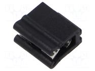 Edge mount holder; 100pcs; UL94V-2; -45÷80°C; 1÷3mm; push-in TIE10