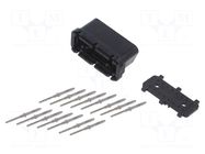 Diagnostic connector OBD II; Body: black; male; 24VDC KRADEX