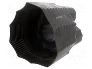 Cable breakout; 170/68mm; black; Diam.after shrinking: 56/28mm RADPOL