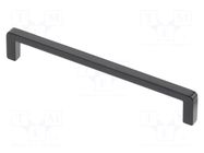 Holder; ZnAL; black; H: 28mm; L: 168mm; W: 8.5mm; Holes pitch: 160mm GTV Poland