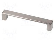 Holder; ZnAL; steel; H: 23.5mm; L: 140mm; W: 20mm; Holes pitch: 128mm GTV Poland