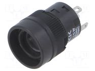 Switch: push-button; Pos: 2; SPDT; 3A/250VAC; 3A/30VDC; ON-(ON) NKK SWITCHES