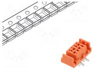 Connector: Micro-MaTch; socket; female; PIN: 4; straight; SMT; 2x2 TE Connectivity