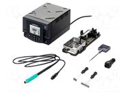 Station: soldering; 250W; 90÷500°C; 230VAC; Display: LCD TFT 2,8" JBC TOOLS