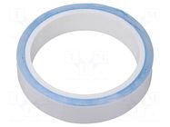 Tape: heat transfer; W: 19mm; L: 5m; Thk: 0.25mm; 0.6W/mK; white 3M