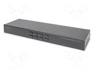 Device: KVM switch; black; HDCP 2.2,HDMI 1.4,USB 2.0; 4K DIGITUS