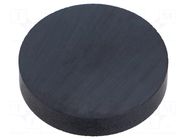 Magnet: permanent; hard ferrite; 22N; Ø: 45mm; H: 8.5mm ELESA+GANTER