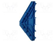 Marker holder; blue; TS35 x 7.5; -25÷70°C; UL94V-0 WEIDMÜLLER