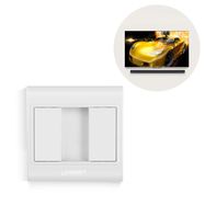 Ugreen HDMI wall frame (Socket 86) white (20316), Ugreen