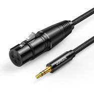 Ugreen audio cable 3.5mm mini jack (male) - XLR (female) 1m black (AV182), Ugreen