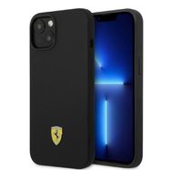 Ferrari FEHMSIP14MBK iPhone 14 Plus 6.7&quot; black/black hardcase Silicone Metal Logo Magsafe, Ferrari