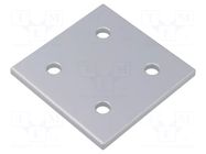 Flat bar; for profiles; W: 86mm; H: 6mm; L: 86mm; aluminium FATH