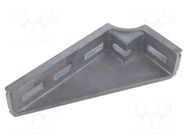 Angle bracket; for profiles; floor; W: 43mm; H: 175mm; L: 86mm FATH