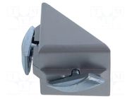 Angle bracket; for profiles; fast fit; W: 40mm; H: 40mm; L: 40mm FATH