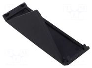 Stopper; for angle bracket; W: 43mm; H: 89.3mm; L: 89.3mm; PA; black FATH