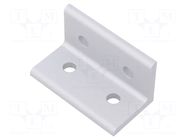 Angle bracket; for profiles; W: 76mm; H: 40mm; L: 40mm; aluminium FATH