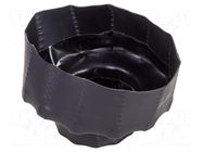 Heat shrink boot; 220/128mm; black; No.of term: 1 RADPOL