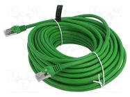 Patch cord; S/FTP; Cat: 6a; RJ45 plug,both sides; wire; OFC; 30m VENTION