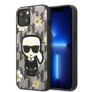 Karl Lagerfeld KLHCP13MPMNFIK1 iPhone 13 6.1" grey/grey Flower Ikonik Karl, Karl Lagerfeld