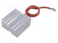 Heater; heating; S2; 30W; 230VAC; IP54; 78x75x45mm; ceramics; 230VDC RO/SE BlechverarbeitungGmbH & Co. KG