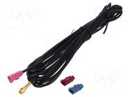 Cable; 7m; Fakra female,SMA male; Car brand: universal MTA