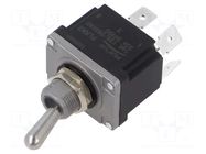 Switch: toggle; Pos: 2; DPST; OFF-ON; 16A/250VAC; 20A/24VDC FILN